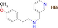 [2-(4-methoxyphenyl)ethyl](3-pyridinylmethyl)amine hydrobromide