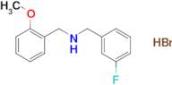 (3-Fluorobenzyl)(2-methoxybenzyl)amine hydrobromide