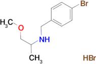 N-(4-bromobenzyl)-1-methoxy-2-propanamine hydrobromide