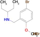 N-(5-bromo-2-methoxybenzyl)-3-pentanamine hydrobromide