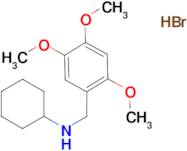 N-(2,4,5-trimethoxybenzyl)cyclohexanamine hydrobromide