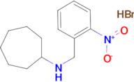 N-(2-nitrobenzyl)cycloheptanamine hydrobromide