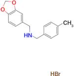 (1,3-benzodioxol-5-ylmethyl)(4-methylbenzyl)amine hydrobromide