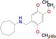 N-(2,4,5-trimethoxybenzyl)cycloheptanamine hydrobromide