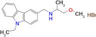 N-[(9-ethyl-9H-carbazol-3-yl)methyl]-1-methoxy-2-propanamine hydrobromide