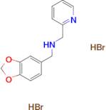 (1,3-benzodioxol-5-ylmethyl)(2-pyridinylmethyl)amine dihydrobromide