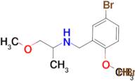 N-(5-bromo-2-methoxybenzyl)-1-methoxy-2-propanamine hydrobromide