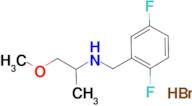 N-(2,5-difluorobenzyl)-1-methoxy-2-propanamine hydrobromide