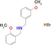 N-(3-methoxybenzyl)-1-(2-methoxyphenyl)methanamine hydrobromide