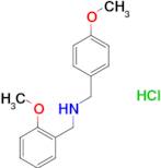 N-(4-methoxybenzyl)-1-(2-methoxyphenyl)methanamine hydrochloride