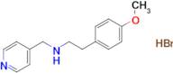 [2-(4-methoxyphenyl)ethyl](4-pyridinylmethyl)amine hydrobromide