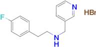 [2-(4-fluorophenyl)ethyl](3-pyridinylmethyl)amine hydrobromide