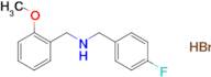 (4-fluorobenzyl)(2-methoxybenzyl)amine hydrobromide