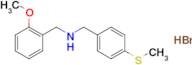 (2-methoxybenzyl)[4-(methylthio)benzyl]amine hydrobromide