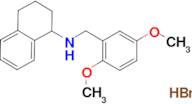 N-(2,5-dimethoxybenzyl)-1,2,3,4-tetrahydro-1-naphthalenamine hydrobromide