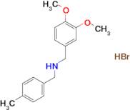 (3,4-dimethoxybenzyl)(4-methylbenzyl)amine hydrobromide