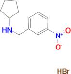 N-(3-nitrobenzyl)cyclopentanamine hydrobromide