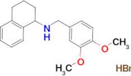 N-(3,4-dimethoxybenzyl)-1,2,3,4-tetrahydro-1-naphthalenamine hydrobromide