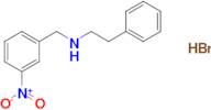 N-(3-nitrobenzyl)-2-phenylethanamine hydrobromide