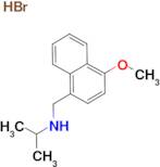 N-[(4-methoxy-1-naphthyl)methyl]-2-propanamine hydrobromide