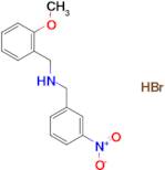 (2-methoxybenzyl)(3-nitrobenzyl)amine hydrobromide