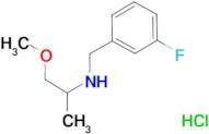 N-(3-fluorobenzyl)-1-methoxy-2-propanamine hydrochloride