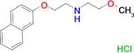 (2-methoxyethyl)[2-(2-naphthyloxy)ethyl]amine hydrochloride