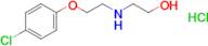 2-{[2-(4-chlorophenoxy)ethyl]amino}ethanol hydrochloride