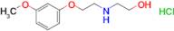 2-{[2-(3-methoxyphenoxy)ethyl]amino}ethanol hydrochloride