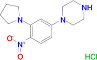 1-[4-nitro-3-(1-pyrrolidinyl)phenyl]piperazine hydrochloride