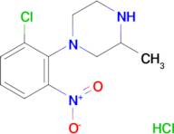 1-(2-chloro-6-nitrophenyl)-3-methylpiperazine hydrochloride