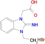 (3-ethyl-2-imino-2,3-dihydro-1H-benzimidazol-1-yl)acetic acid hydrobromide