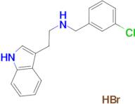 N-(3-chlorobenzyl)-2-(1H-indol-3-yl)ethanamine hydrobromide