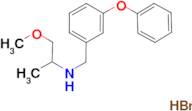 (2-methoxy-1-methylethyl)(3-phenoxybenzyl)amine hydrobromide