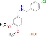 (4-chlorobenzyl)(3,4-dimethoxybenzyl)amine hydrobromide