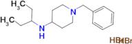 1-benzyl-N-(1-ethylpropyl)-4-piperidinamine dihydrobromide