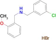 (3-chlorobenzyl)(2-methoxybenzyl)amine hydrobromide