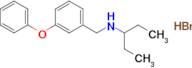 N-(3-phenoxybenzyl)-3-pentanamine hydrobromide