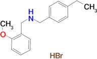 (4-ethylbenzyl)(2-methoxybenzyl)amine hydrobromide