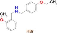 (4-ethoxybenzyl)(2-methoxybenzyl)amine hydrobromide