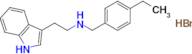 N-(4-ethylbenzyl)-2-(1H-indol-3-yl)ethanamine hydrobromide