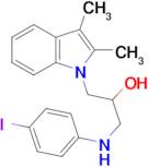 1-(2,3-dimethyl-1H-indol-1-yl)-3-[(4-iodophenyl)amino]propan-2-ol