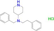 N-benzyl-N-(2-phenylethyl)piperidin-4-amine hydrochloride