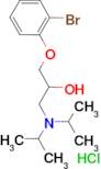 1-(2-bromophenoxy)-3-(diisopropylamino)-2-propanol hydrochloride