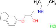 1-(sec-butylamino)-3-(2,3-dihydro-1H-inden-5-yloxy)-2-propanol hydrochloride