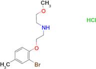 [2-(2-bromo-4-methylphenoxy)ethyl](2-methoxyethyl)amine hydrochloride