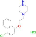 1-{2-[(4-chloro-1-naphthyl)oxy]ethyl}piperazine hydrochloride