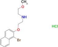 {2-[(1-bromo-2-naphthyl)oxy]ethyl}(2-methoxyethyl)amine hydrochloride