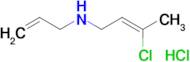 (2Z)-N-allyl-3-chloro-2-buten-1-amine hydrochloride