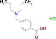 4-[(dipropylamino)methyl]benzoic acid hydrochloride